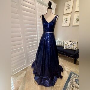 Mac Duggal Sequin Gown